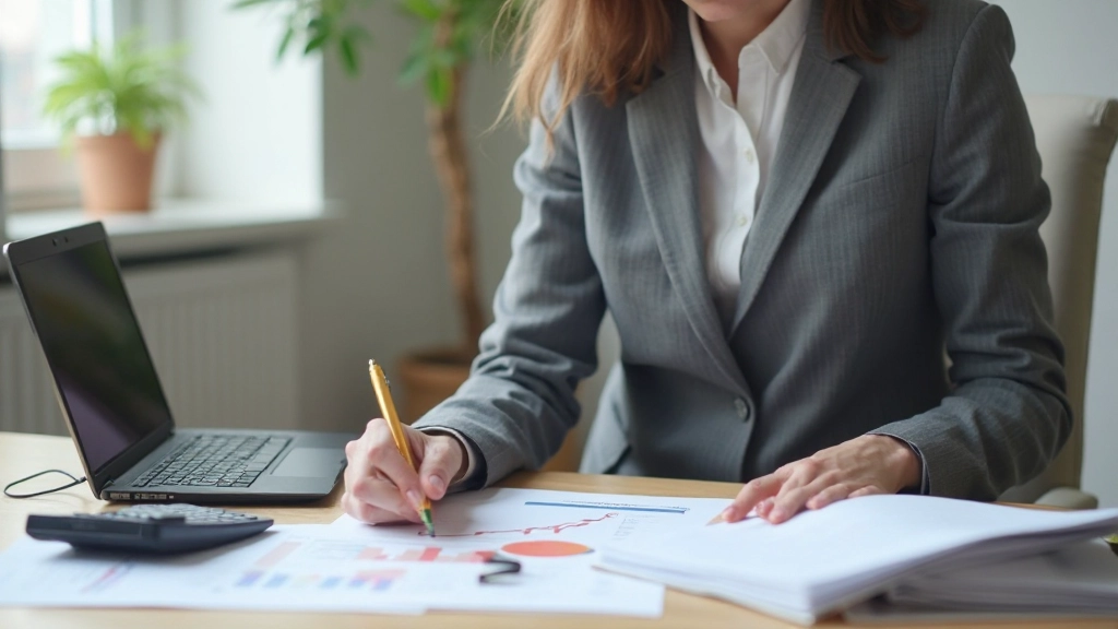 Rozpočtovanie finančného plánu s tabuľkami a peňažnými poznámkami
