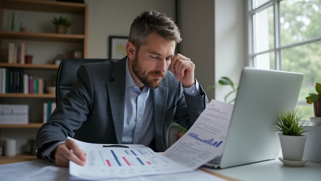 Osoba pracujúca na dlhodobom finančnom pláne s tabuľkami a grafmi